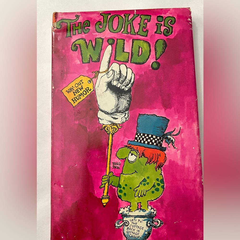 Vintage Book - The Joke is Wild by Stanley Davis